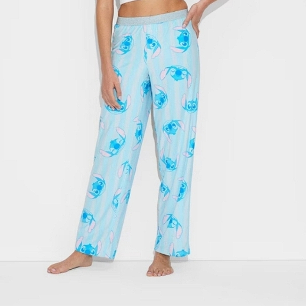 NEW DISNEY STITCH Women's super soft and cozy Pajama Pants size Medium